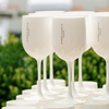 Moët glasses with printing