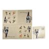 Napkin garden birds beige