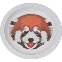 Plate, corn starch, red panda