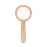 Wooden magnifying glass