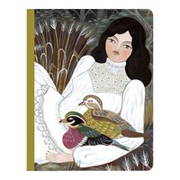 Anteckningsbok, Kvinna med fåglar