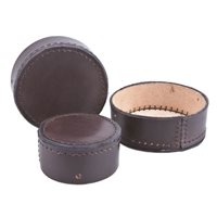 Lens cover leather for spotting scope small