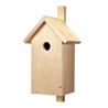 Nest box with gable roof