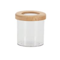 Small loupe jar, wood