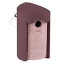 Nestbox Woodcrete for tits 32mm 1B Brown