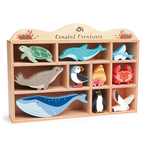 Sea wooden animals, Tender Leaf Toys