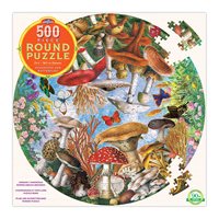 Pussel Mushrooms and Butterflies 500 bitar