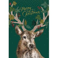 Merry Christmas Stag, Single Card