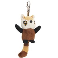 Key ring soft red panda