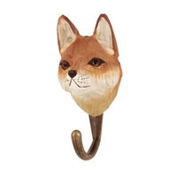 Hook hand-carved Fox