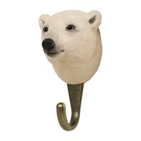 Hook hand-carved Polar bear