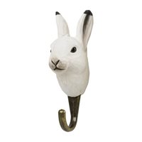 Hook hand-caved Arctic Hare