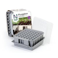 Compact mini-greenhouse, plugbox