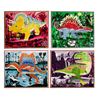 Puzzle Dinosaurs x 4- Glow in the Dark 36 pcs