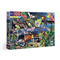 Puzzle 100 pcs - Love of Bats Glow