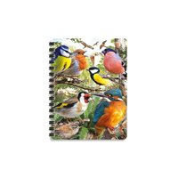 NOTEBOOK 3D LITTLE BIRDS IN THE FOREST SMALL