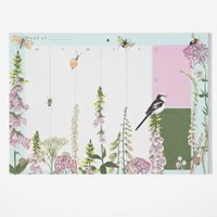 Longtail and Foxglove weekly planner