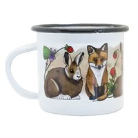 Enamel mug Baby animals FOREST
