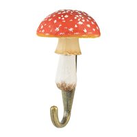 Hook hand-carved Fly agaric