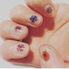 Nail tattoos flowers