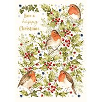 Christmas Single Card Robin