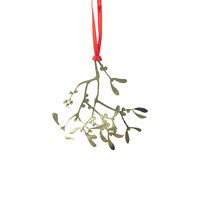 Christmas decorations Mistletoe gold