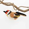 Christmas decorations Goldfinch felted