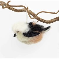 Christmas decoration Tail tit felted