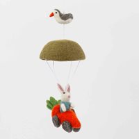 Mobile Rabbit with parachute