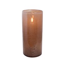 Candlestick Glass, light brown