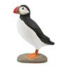 Puffin carved wood