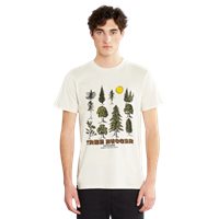 T-shirt Stockholm tree hugger herr vit
