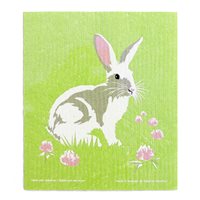 Dish cloth Rabbit and red clover