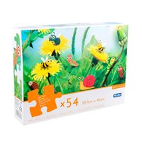 Puzzle Small insects and flowers 54 pieces