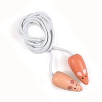 Skipping rope wooden mouse