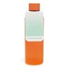 Rubber coated steel bottle 500ml - Orange