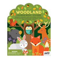 Drawing book The forest with stickers