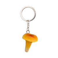 Key ring carved chanterelle