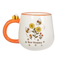 Mug bee happy retro