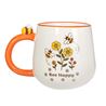 Mug bee happy retro