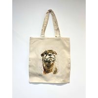 Watercolour Otter Cotton Tote Bag