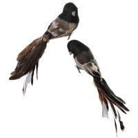 Christmas decoration bird brown mix