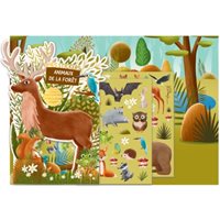 Forest poster with stickers