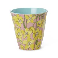 Cup - Soft Pink - Daffodils Print