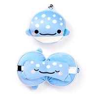 Travel pillow & eye mask - whale shark