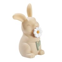 Night light rabbit with flower