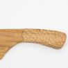 Wooden cake spatula