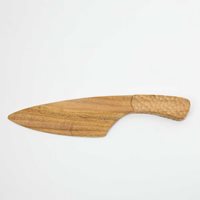 Wooden cake spatula