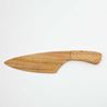 Wooden cake spatula