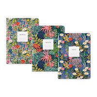 3 Pack Foral A5 Notebooks